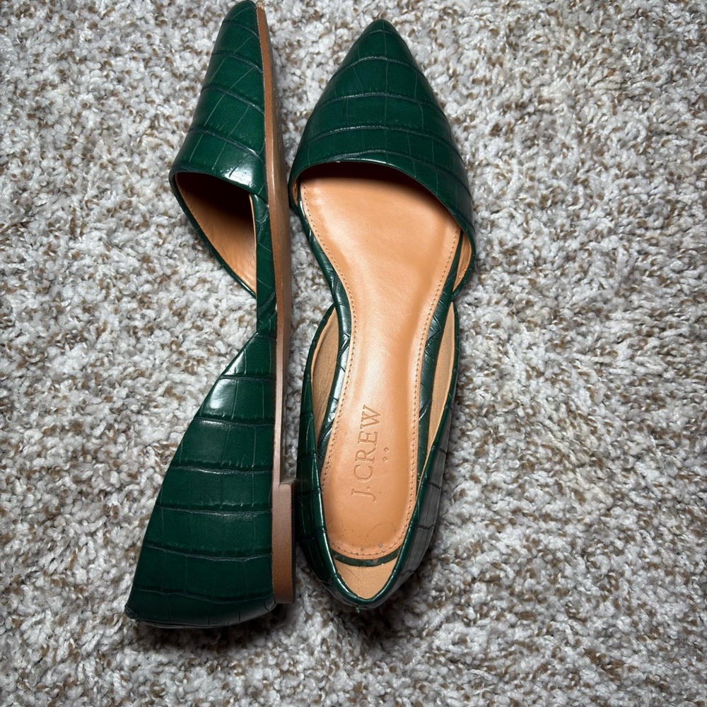 J. Crew Women's Green Flats